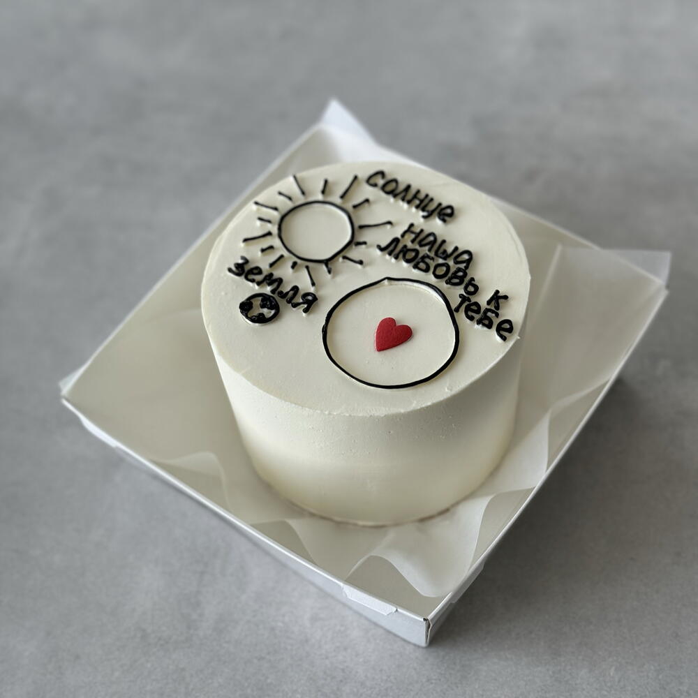 Бенто торт любовь на день рождения