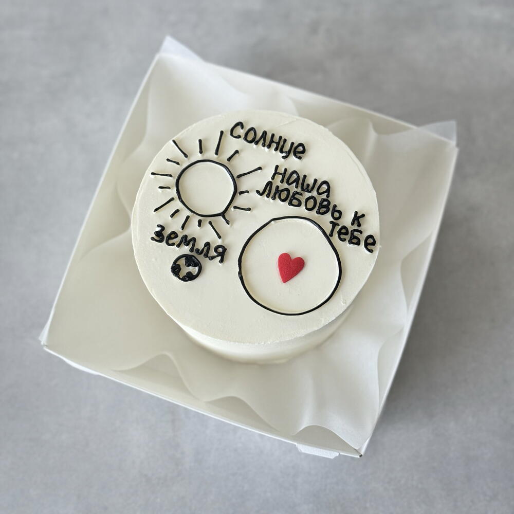 Бенто торт любовь на день рождения