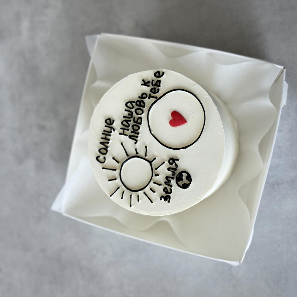 Бенто торт любовь на день рождения