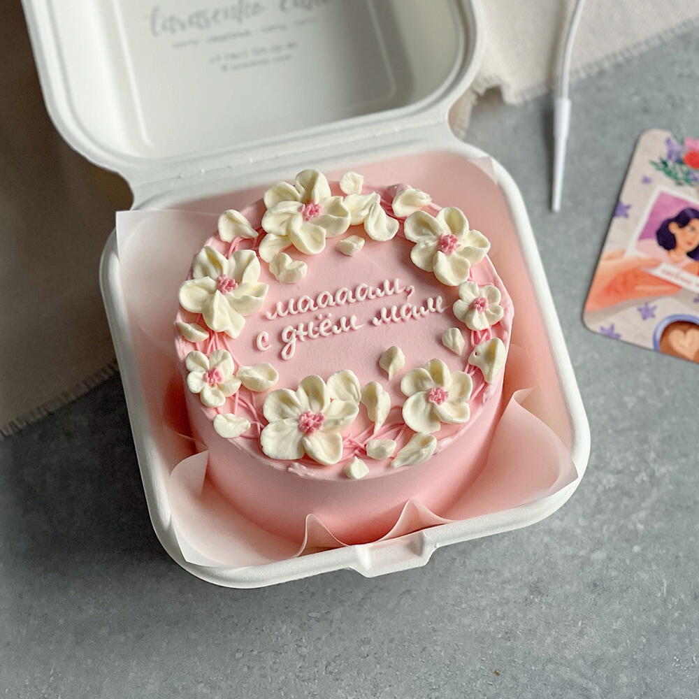 Бенто-торт "Мааам, С днем мам""