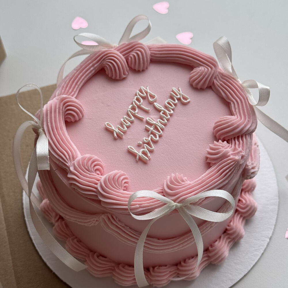 Бенто торт Мах Ламбет с Бантиками