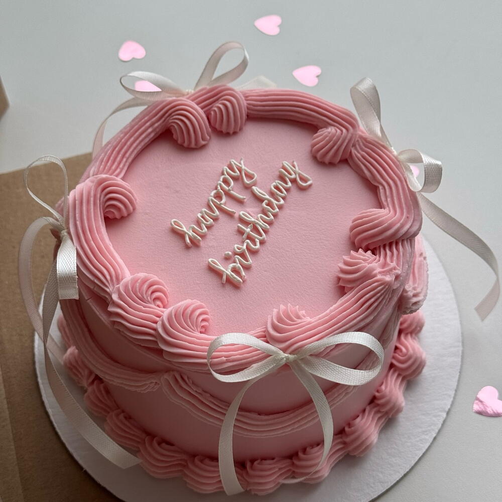 Бенто торт Мах Ламбет с Бантиками