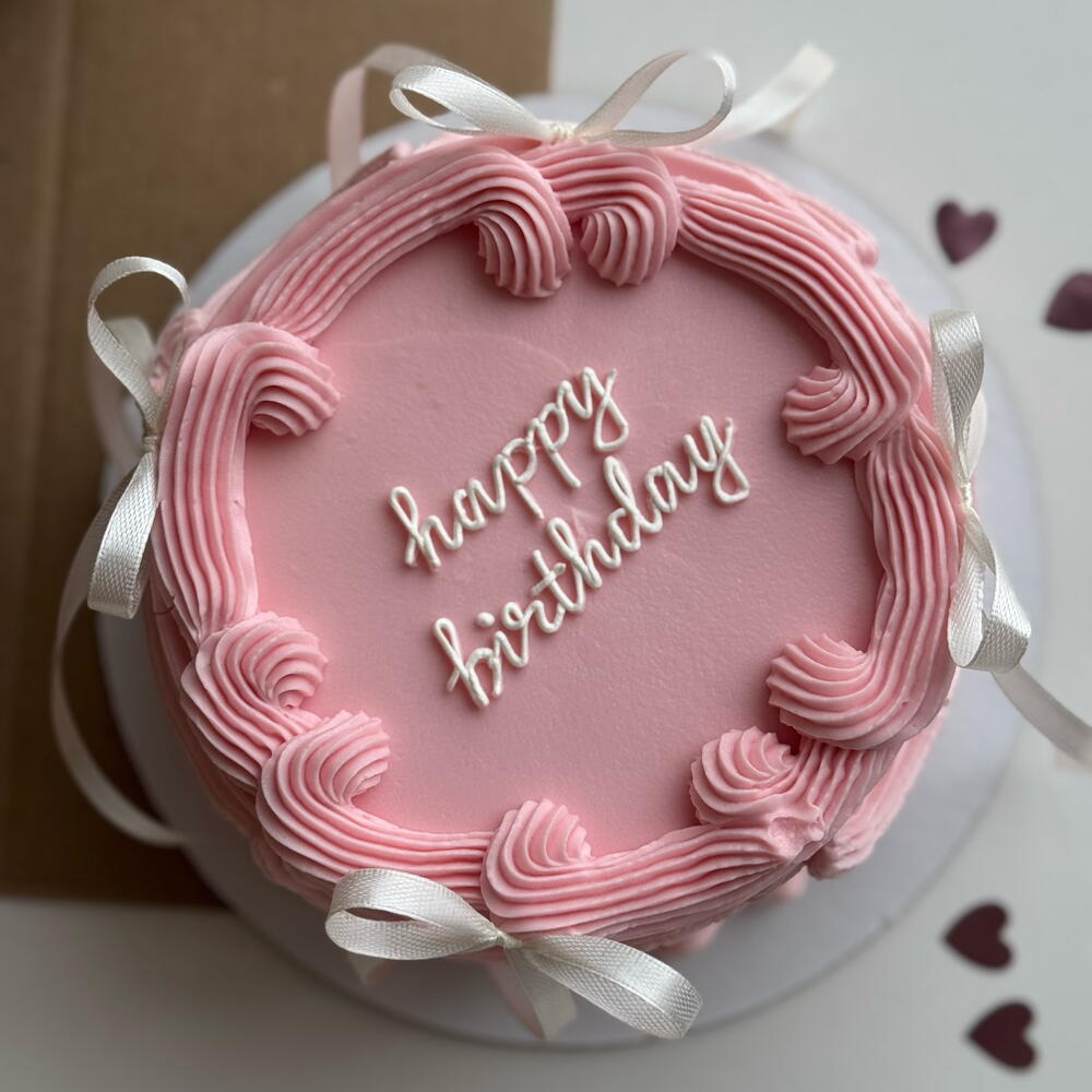 Бенто торт Мах Ламбет с Бантиками