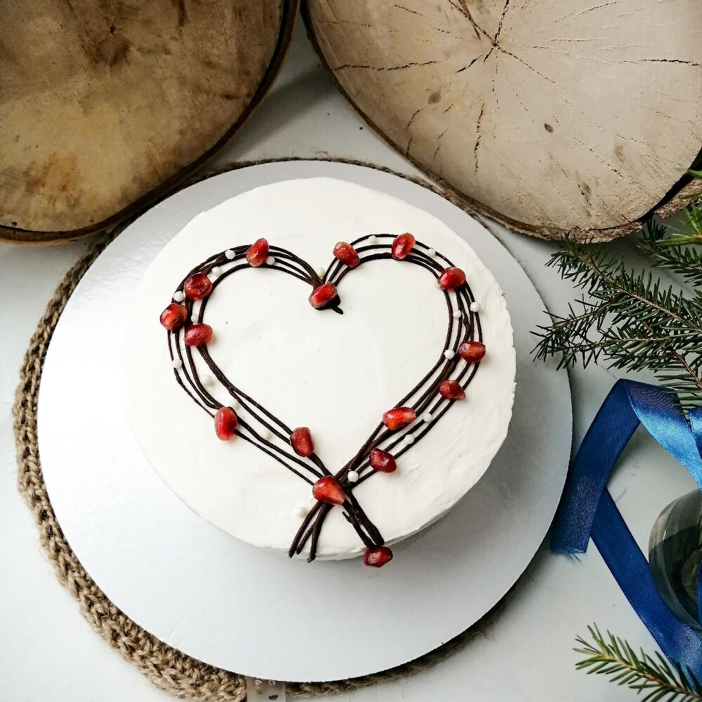 Бенто-торт макси Красный бархат