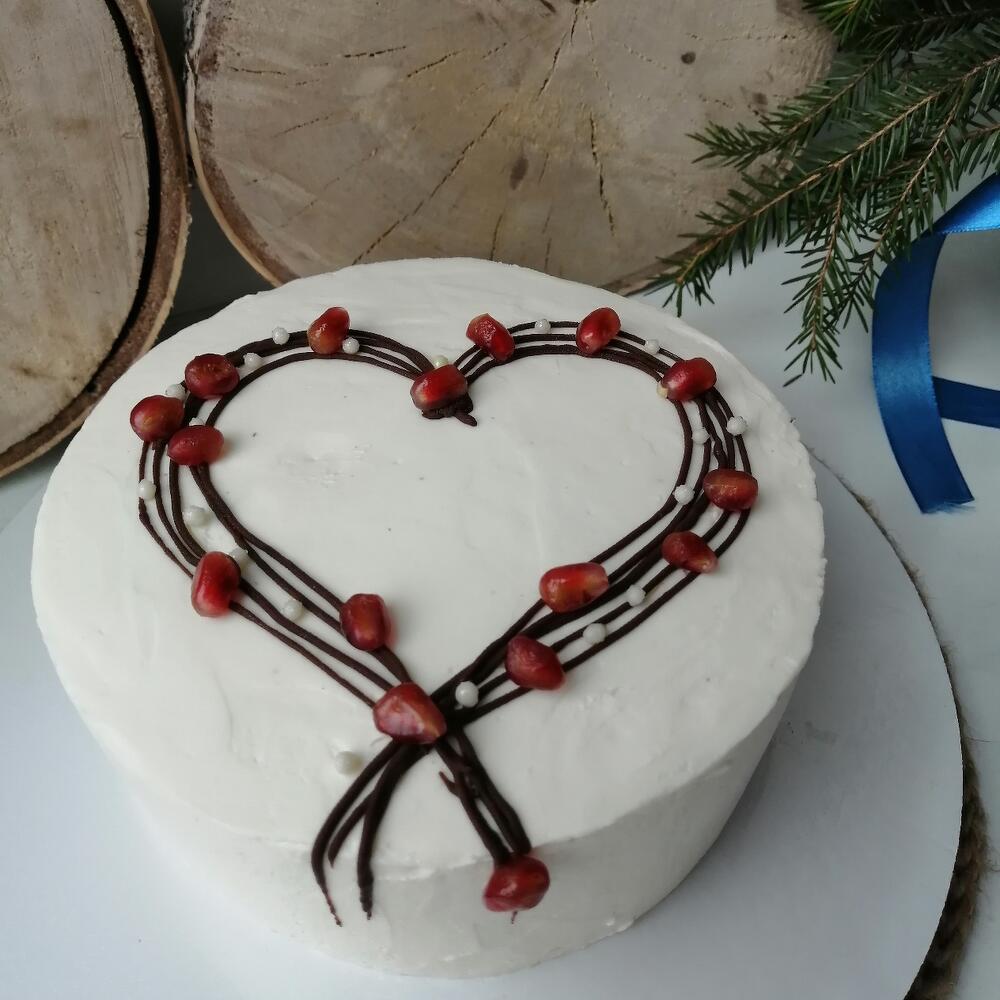 Бенто-торт макси Красный бархат