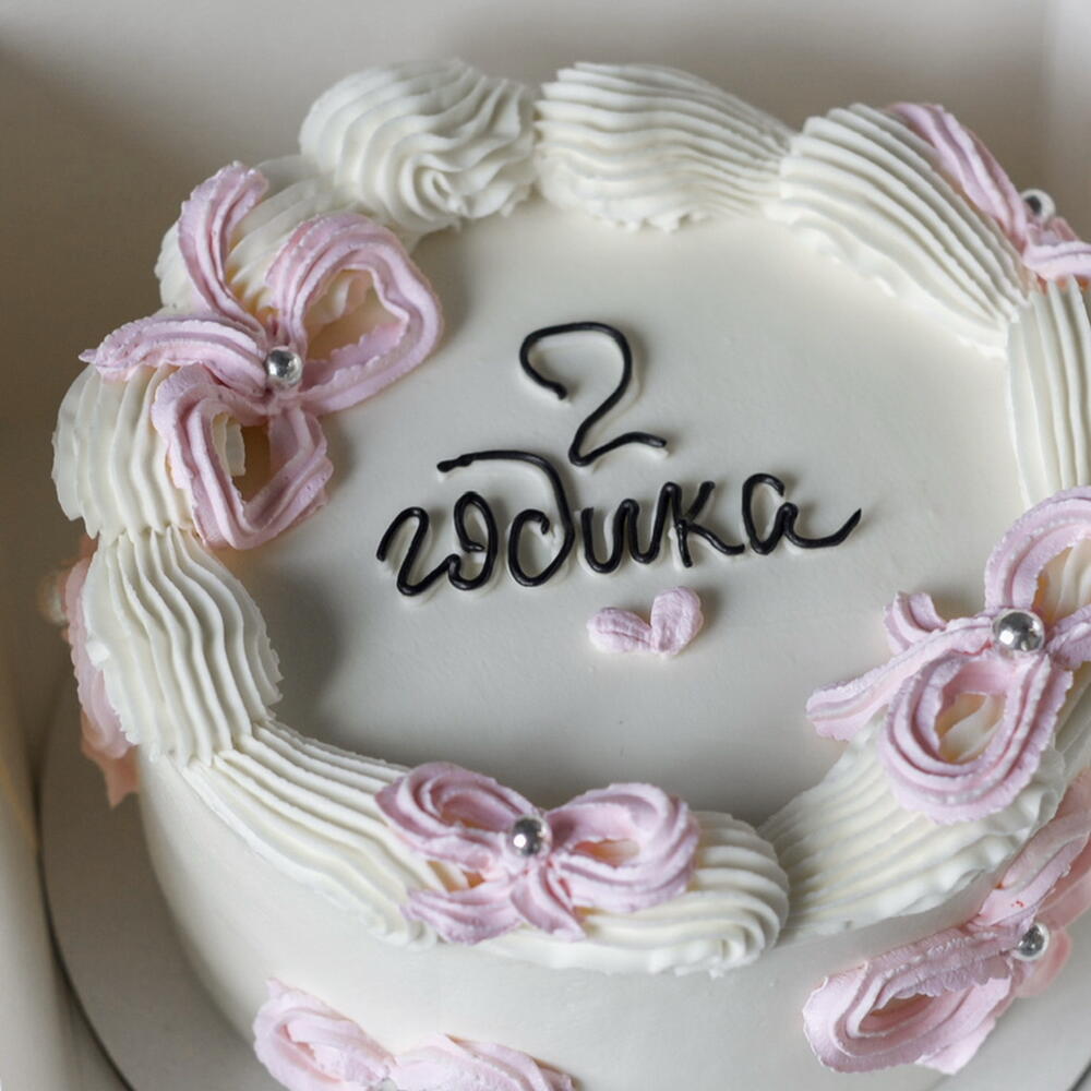 Бенто-торт макси ламбет с бантиками