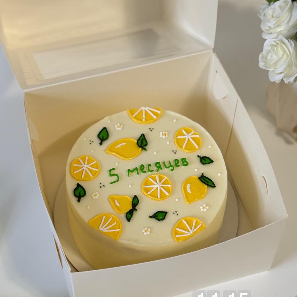 Бенто торт макси лимончик