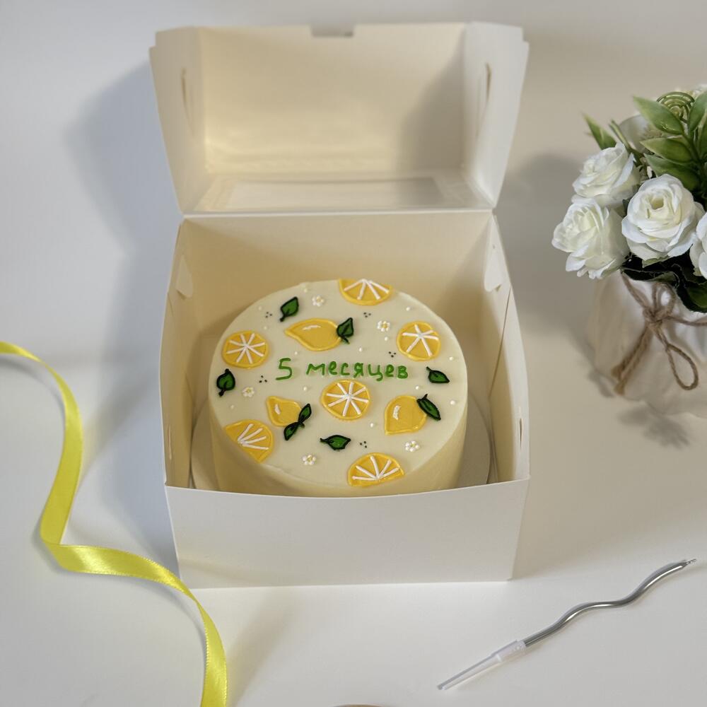 Бенто торт макси лимончик