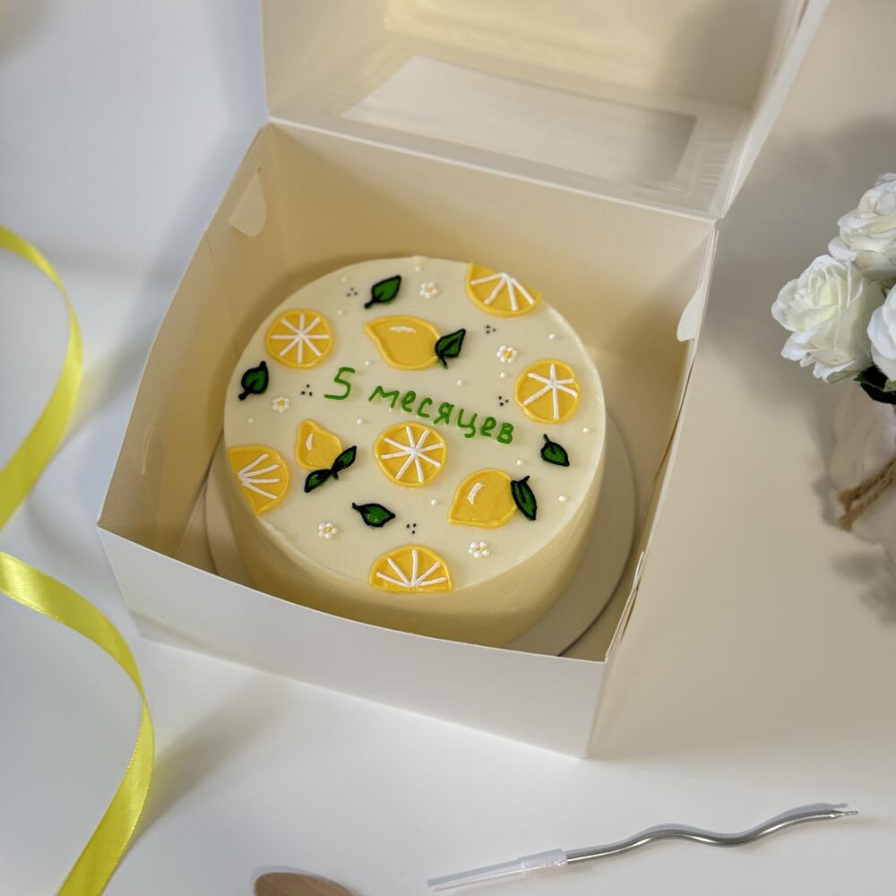 Бенто торт макси лимончик