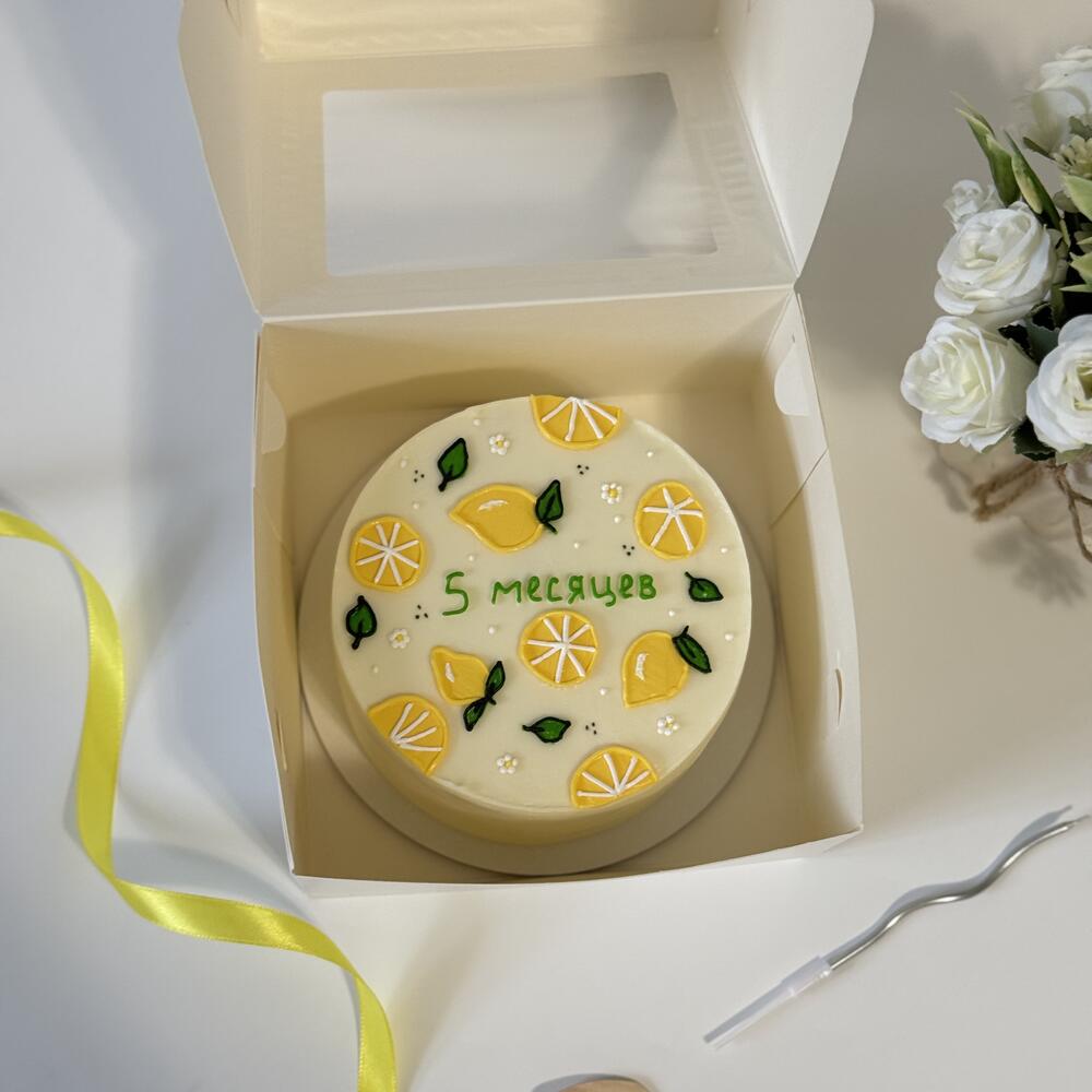 Бенто торт макси лимончик