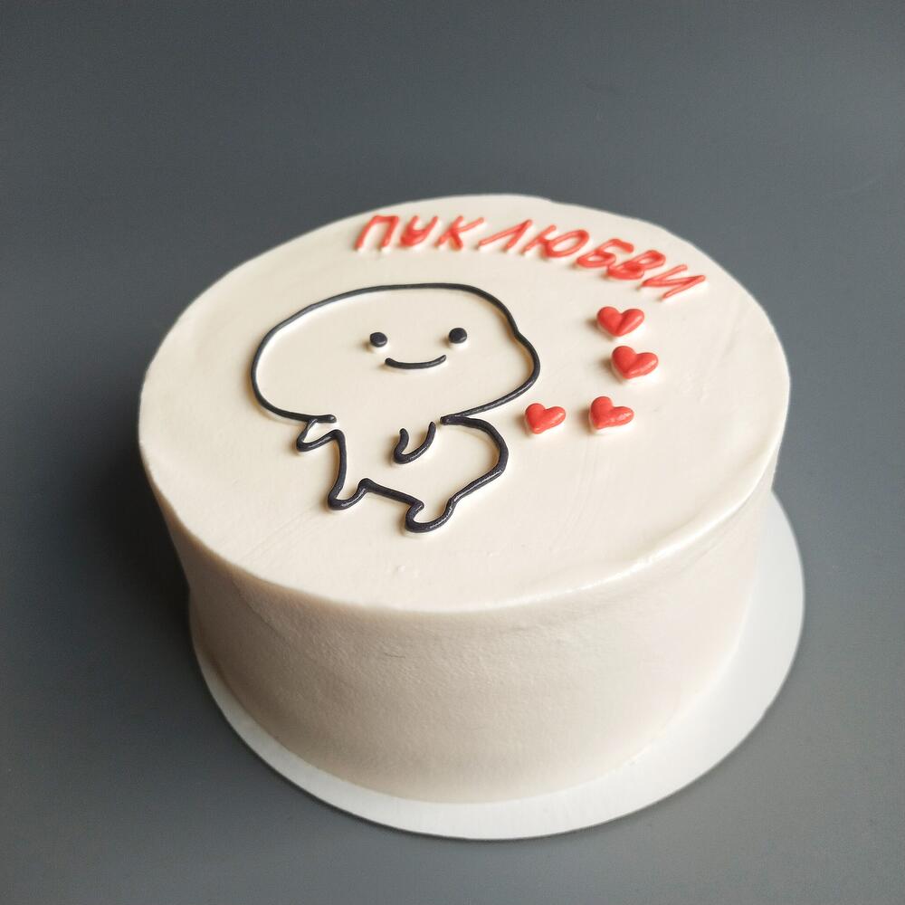 Бенто торт макси Пук любви