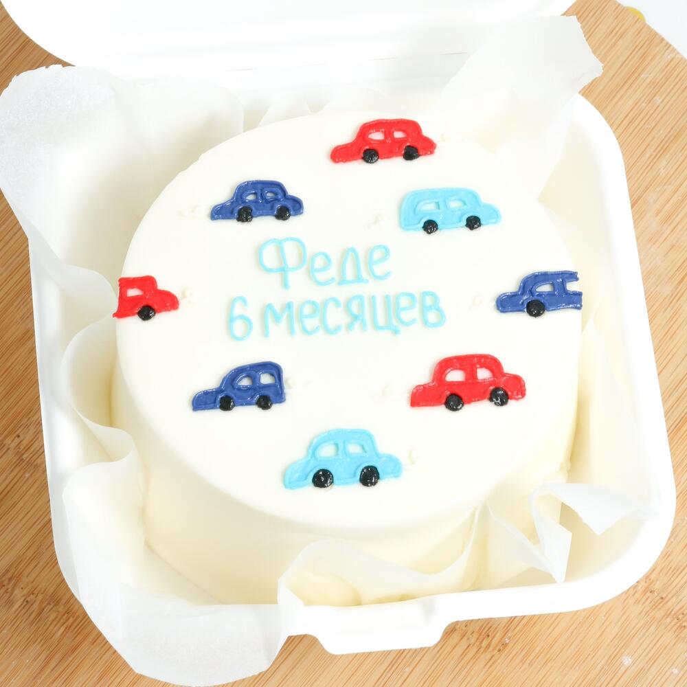 Бенто торт мальчику машинки