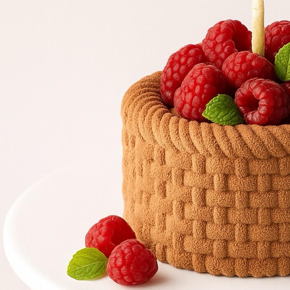 Бенто торт «Малиновый Макфлури» 10*7 см