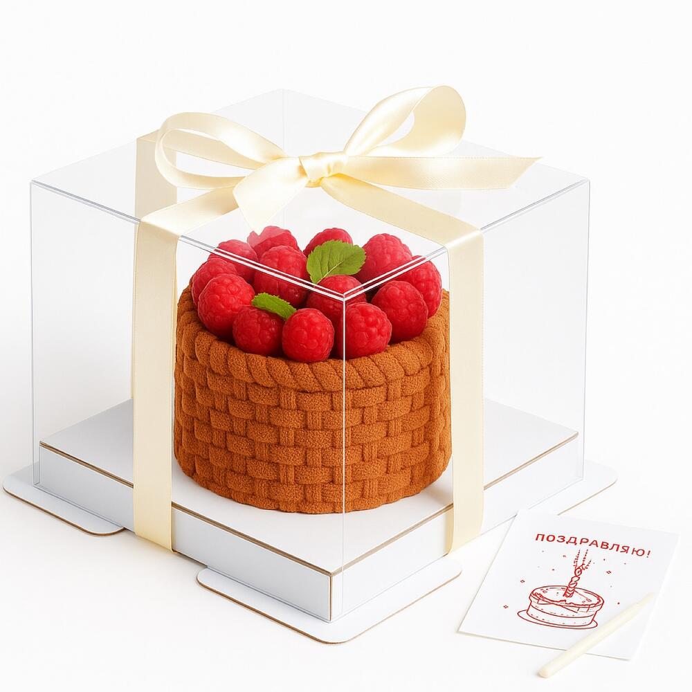 Бенто торт «Малиновый Макфлури» 10*7 см