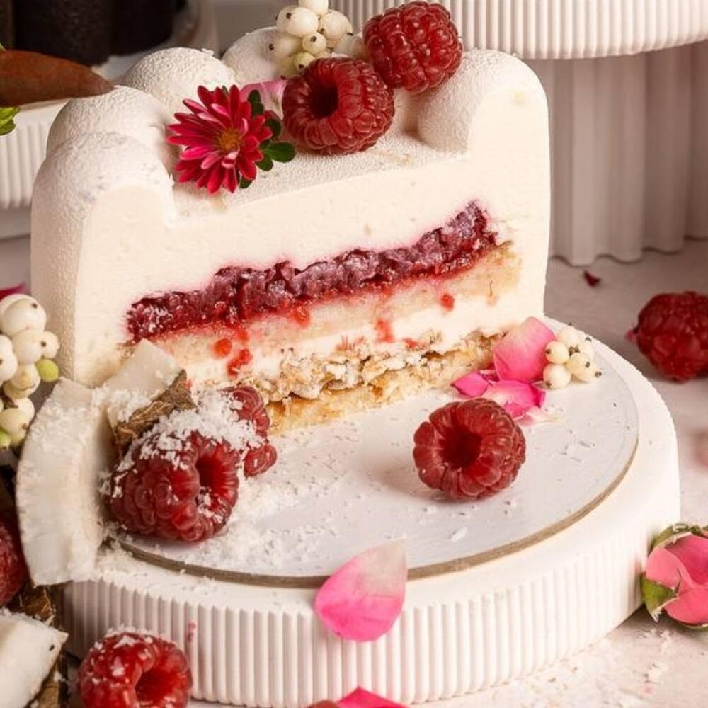 Бенто торт Малиновый соблазн