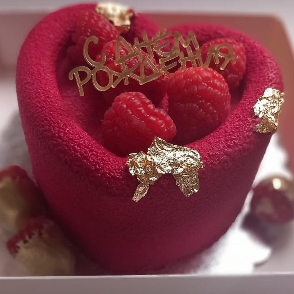 Бенто торт Малиновый соблазн