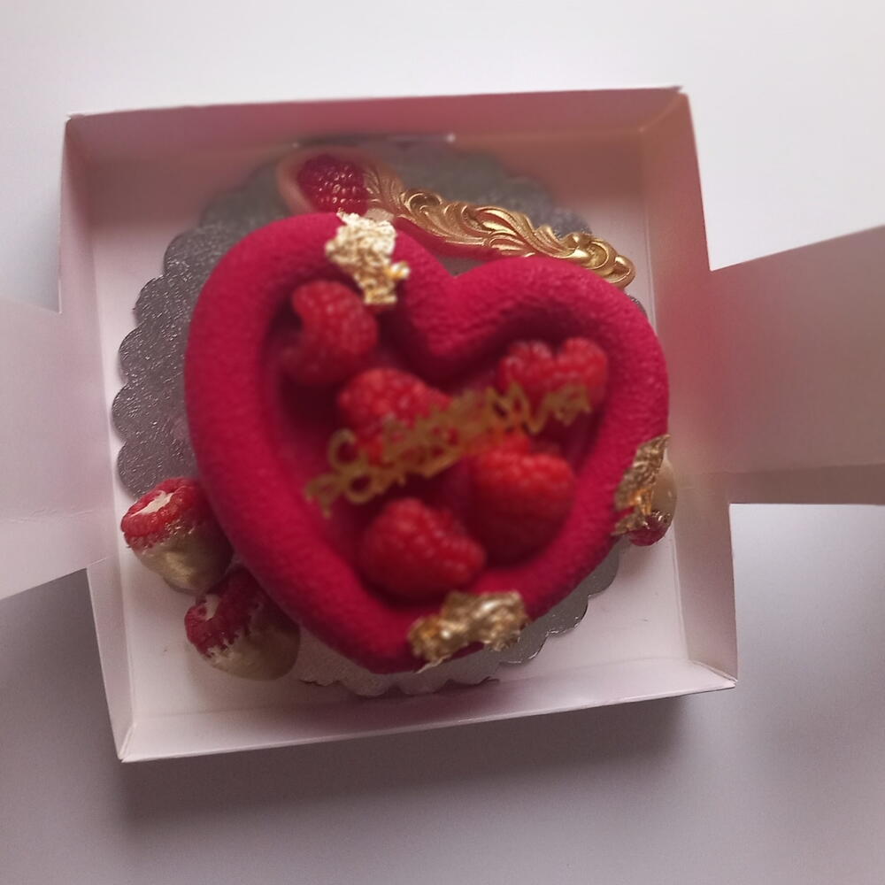 Бенто торт Малиновый соблазн