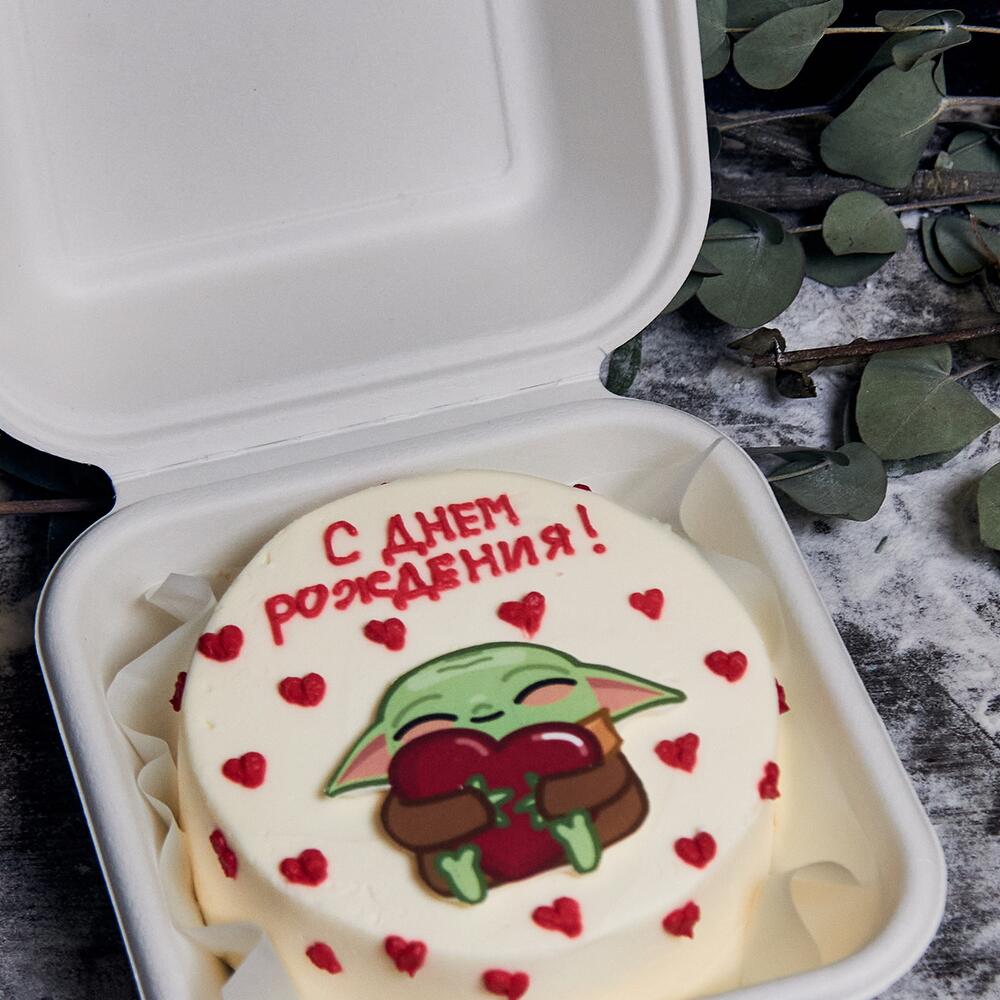 Бенто-торт "малыш Йода"