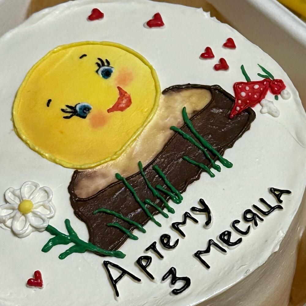 Бенто торт малышу на каждый месяц