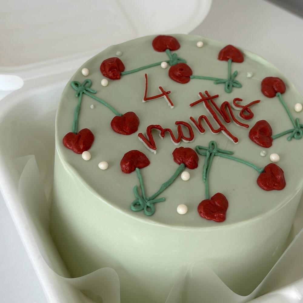 Бенто торт малышу ребенку милый «N месяцев» по месяцам малышке