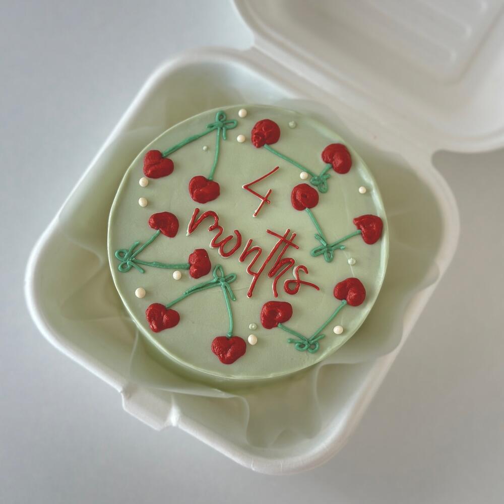 Бенто торт малышу ребенку милый «N месяцев» по месяцам малышке