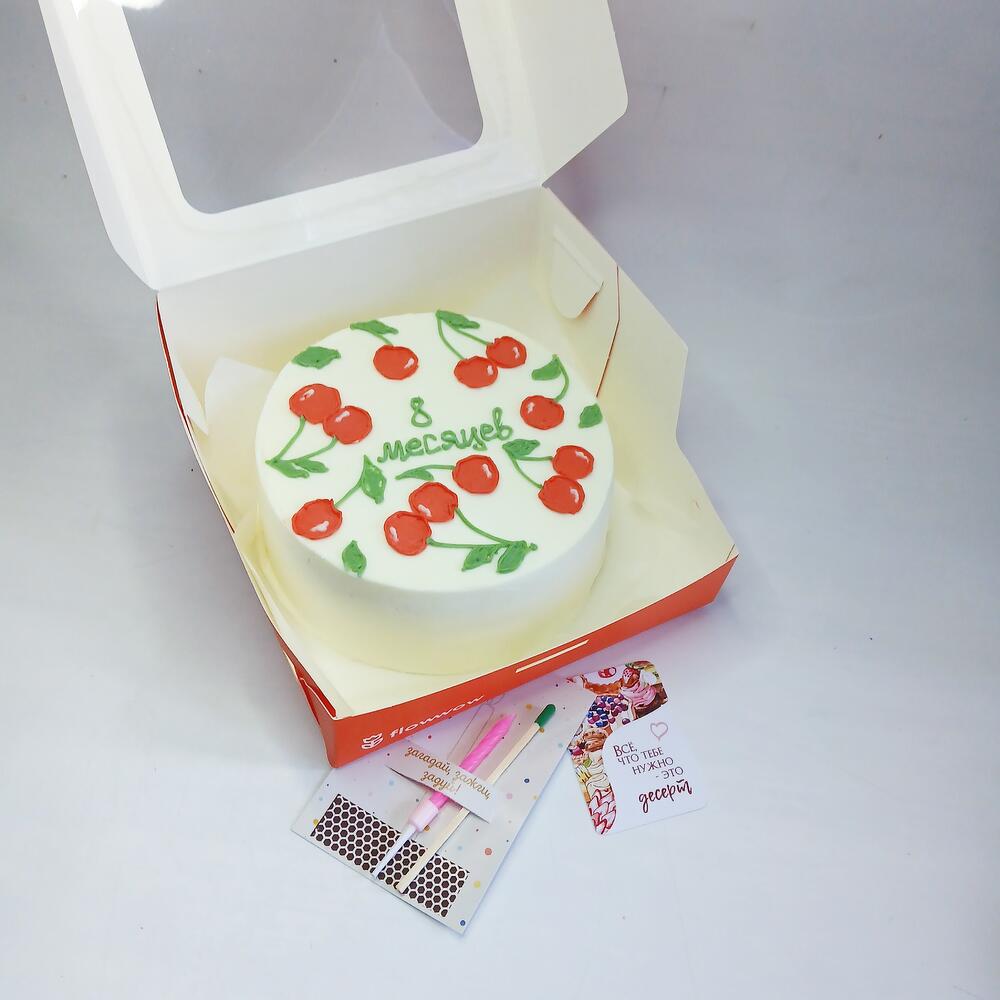 Бенто торт малышу, с вишенкой