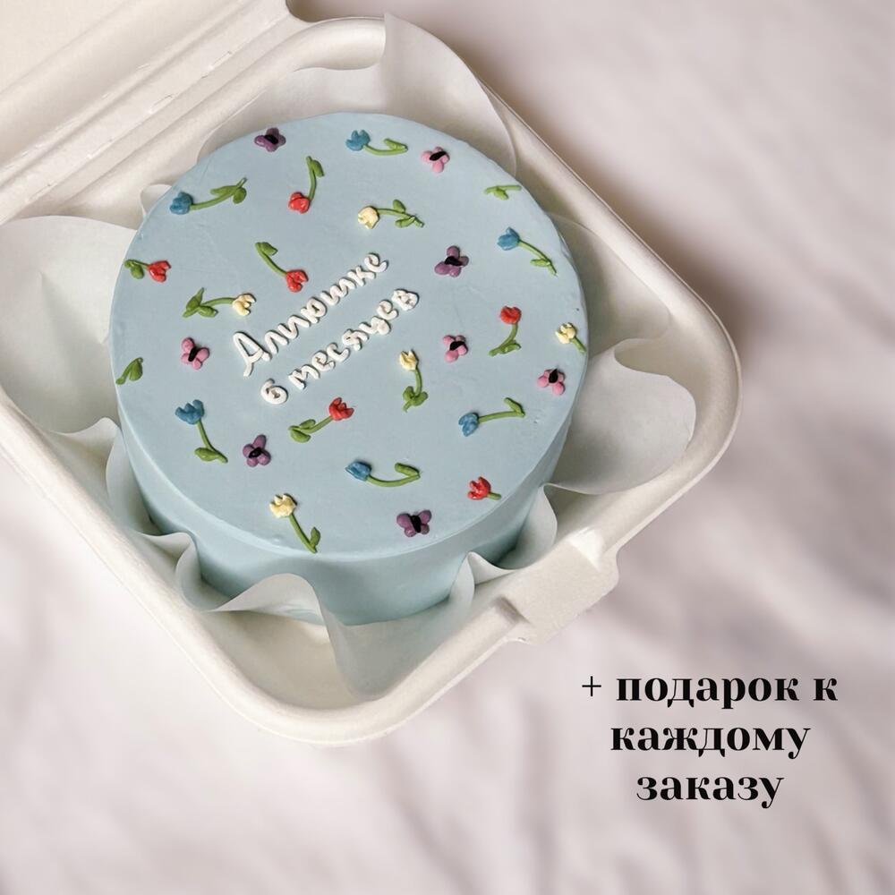 Бенто торт малышу, торт на 6 месяцев