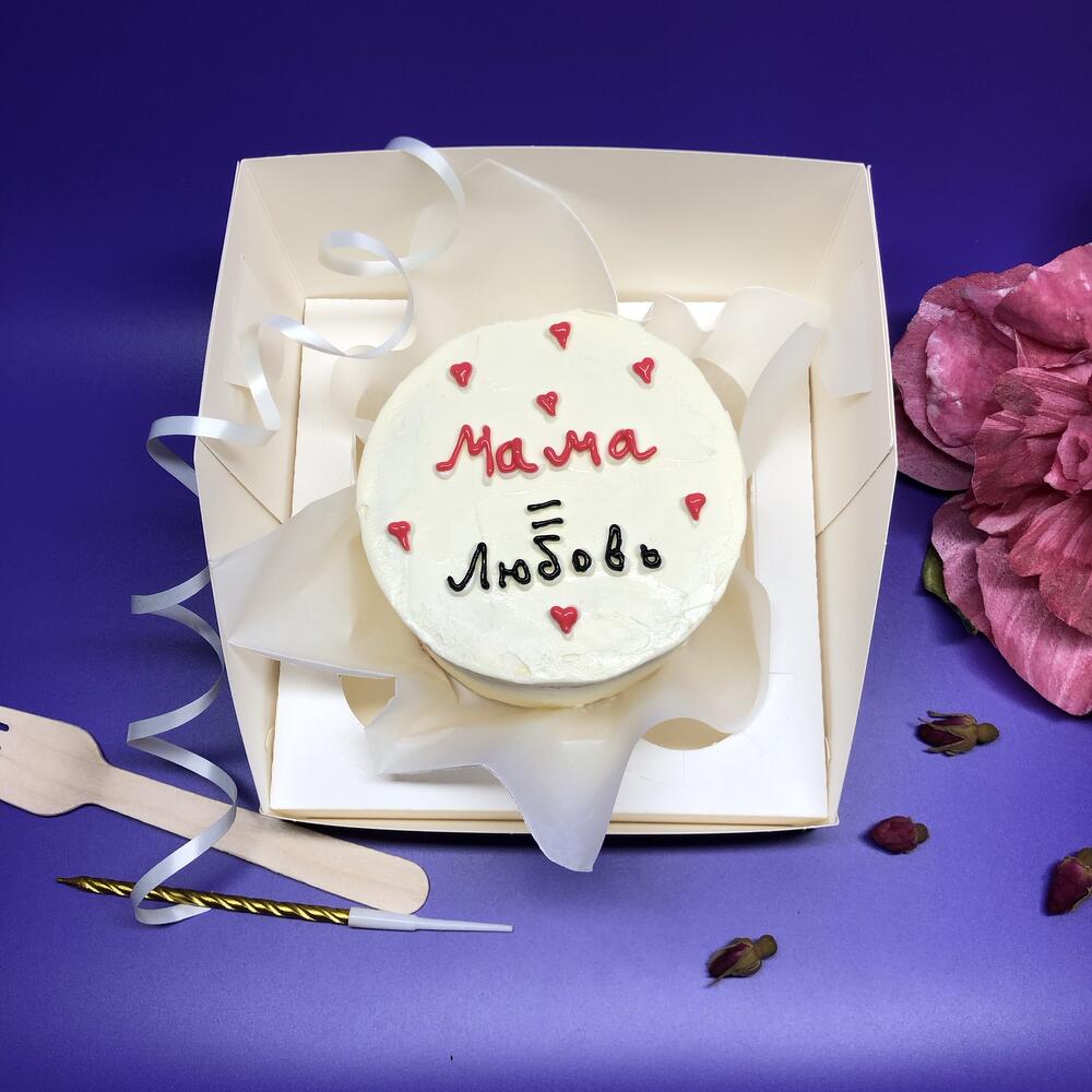 Бенто торт «Мама =Любовь»