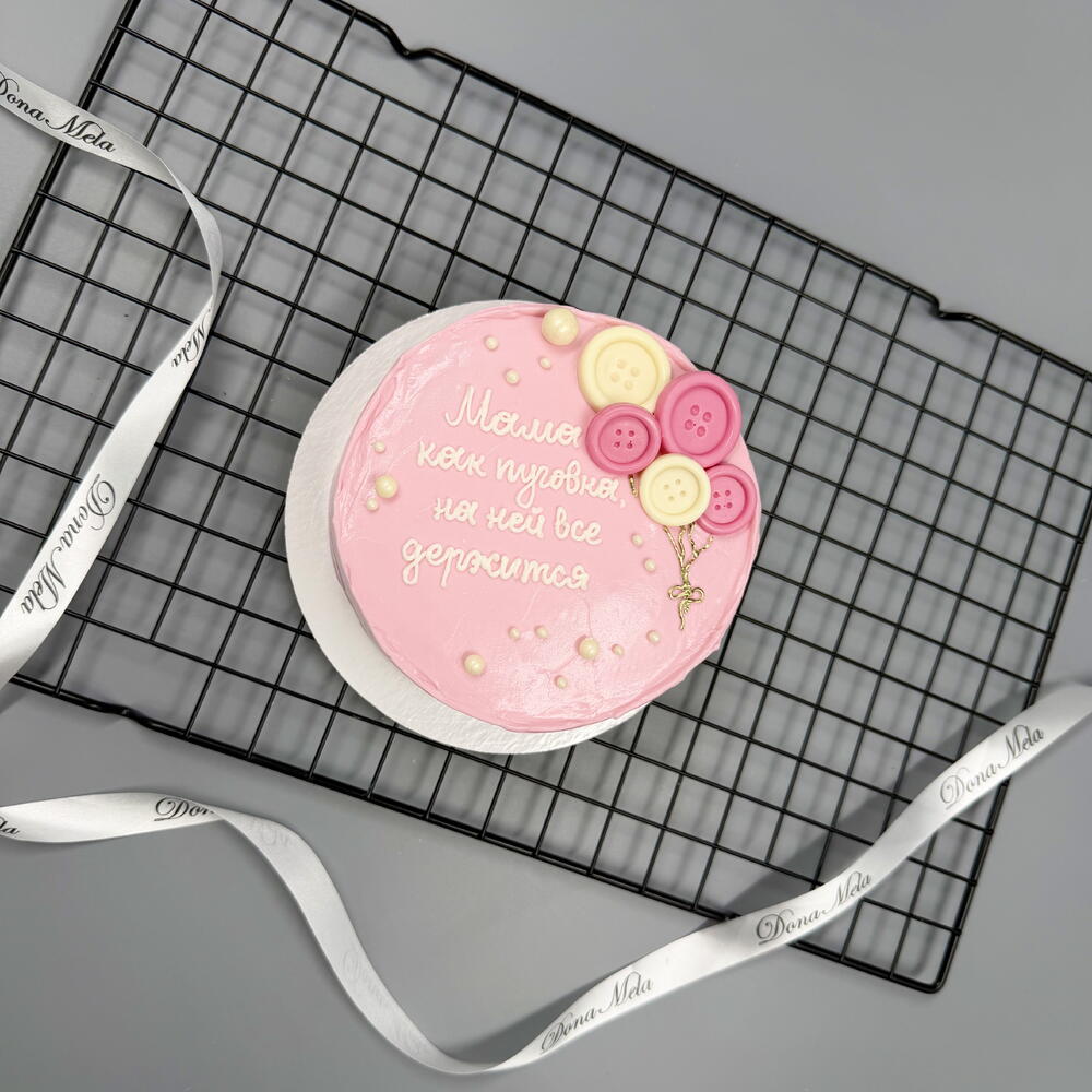 Бенто торт мама пуговка