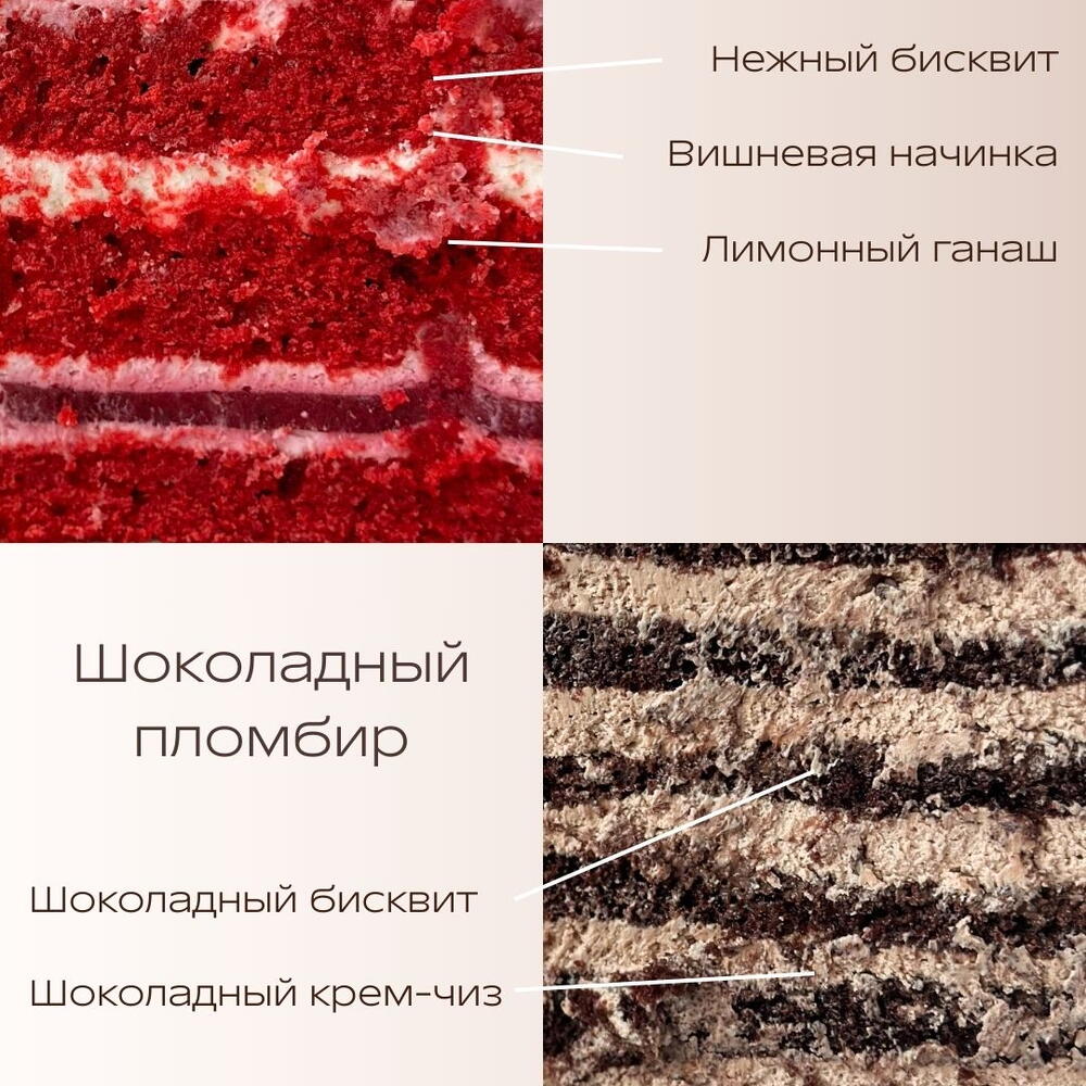 Бенто-торт "Мама, я люблю тебя!" 400-500г