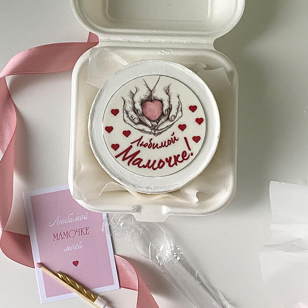 Бенто торт Маме, Любимой мамочке