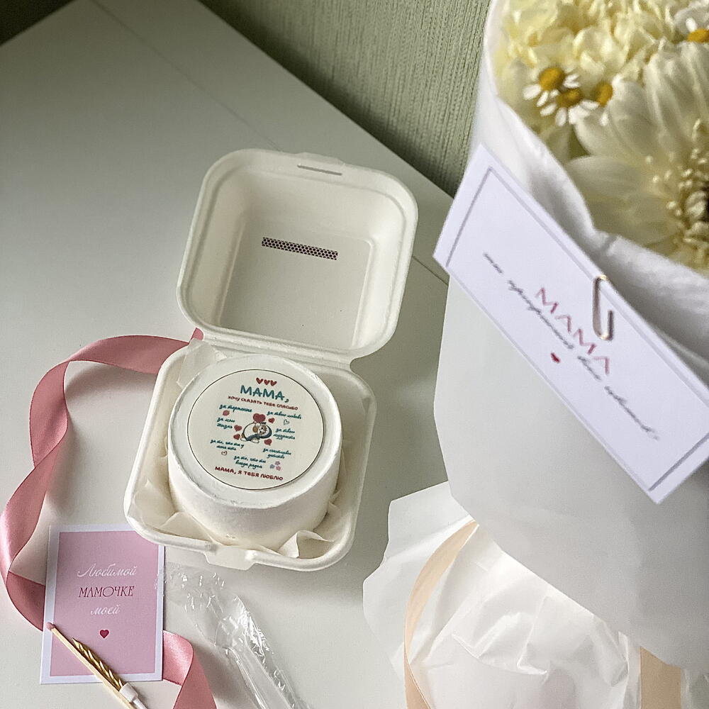 Бенто торт маме «МАМА, хочу сказать тебе спасибо»