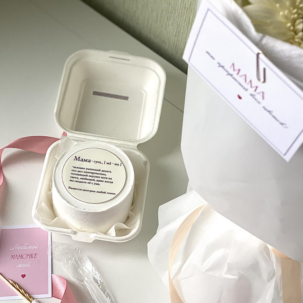 Бенто торт маме «Мама - сущ., [ мa - ма ]