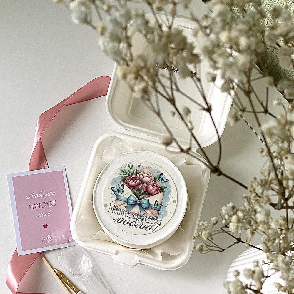 Бенто торт маме «Мама, я тебя люблю»