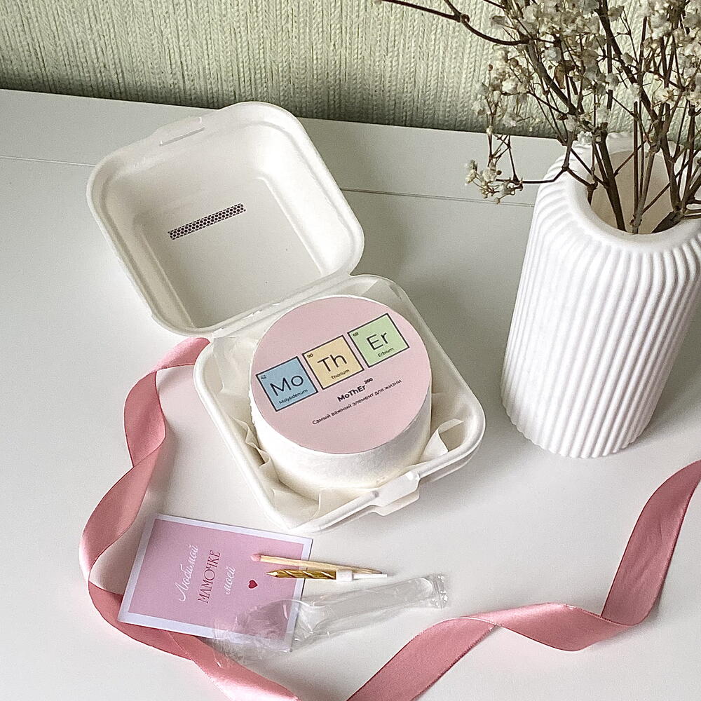 Бенто торт маме «MoThEr - самый важный элемент для жизни»