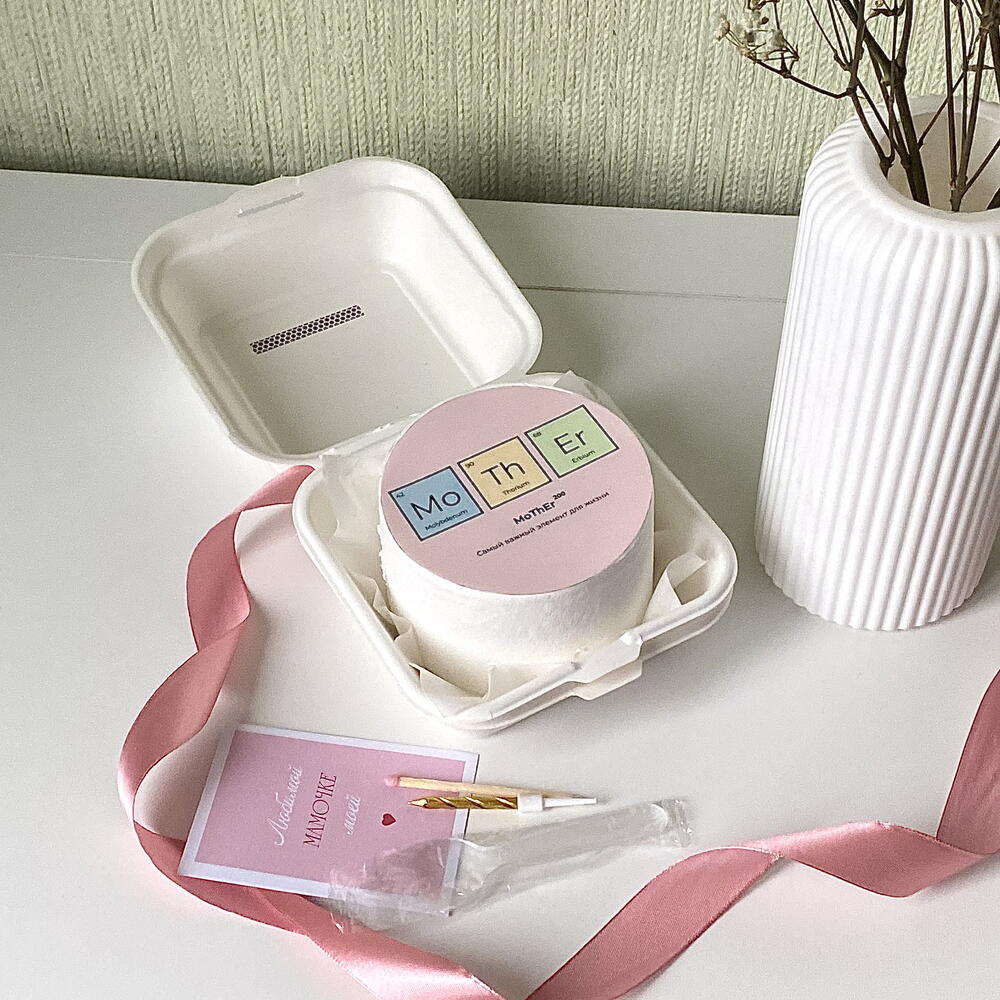 Бенто торт маме «MoThEr - самый важный элемент для жизни»