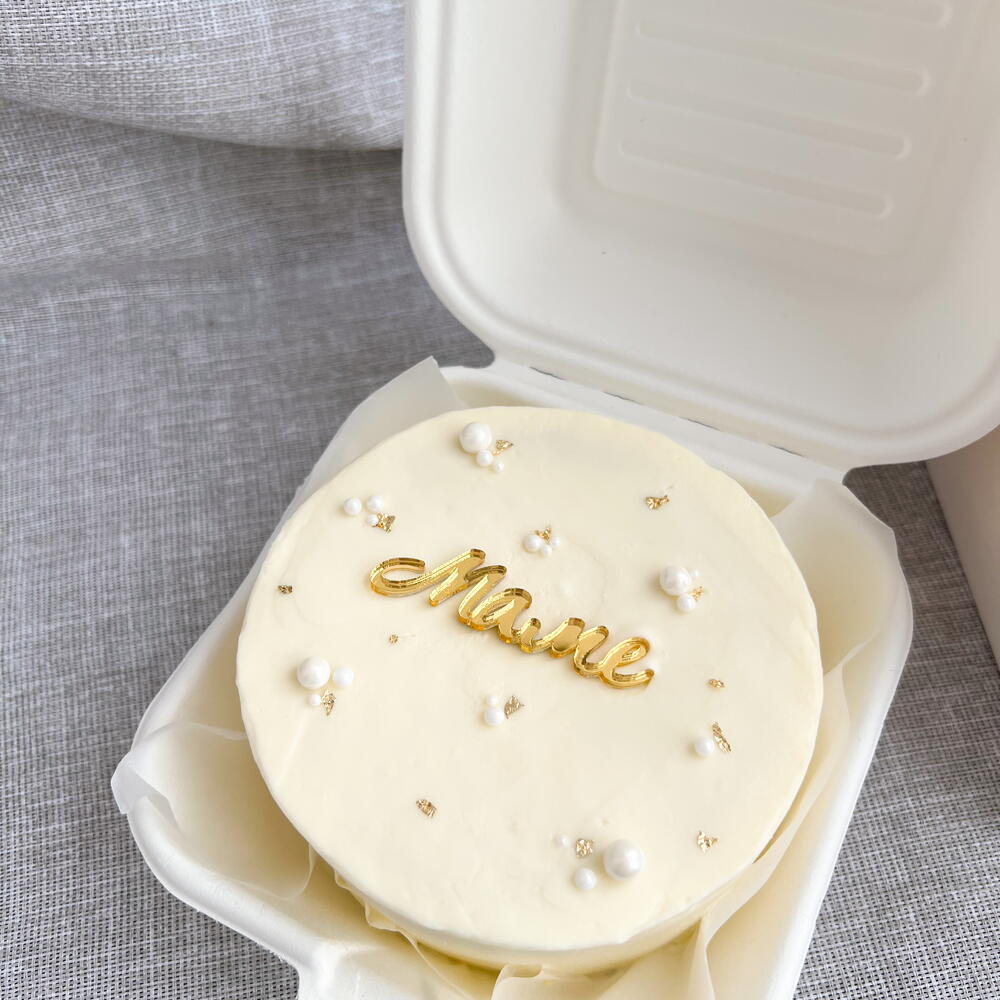 Бенто торт маме на День матери золотой