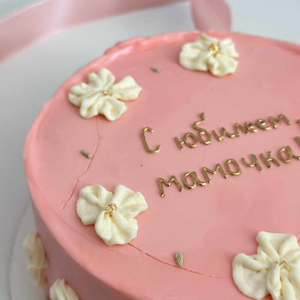 Бенто торт маме на юбилей
