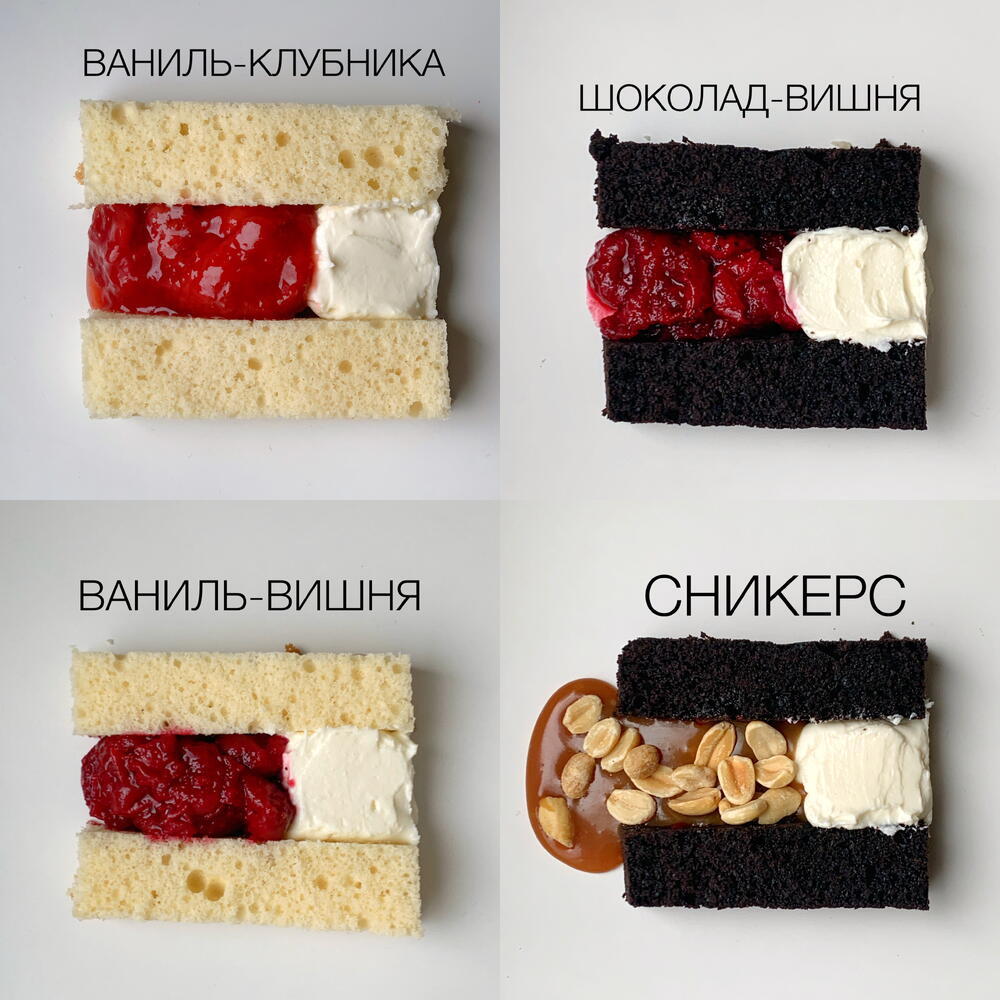 Бенто-торт маме с акриловым топпером "Маме"