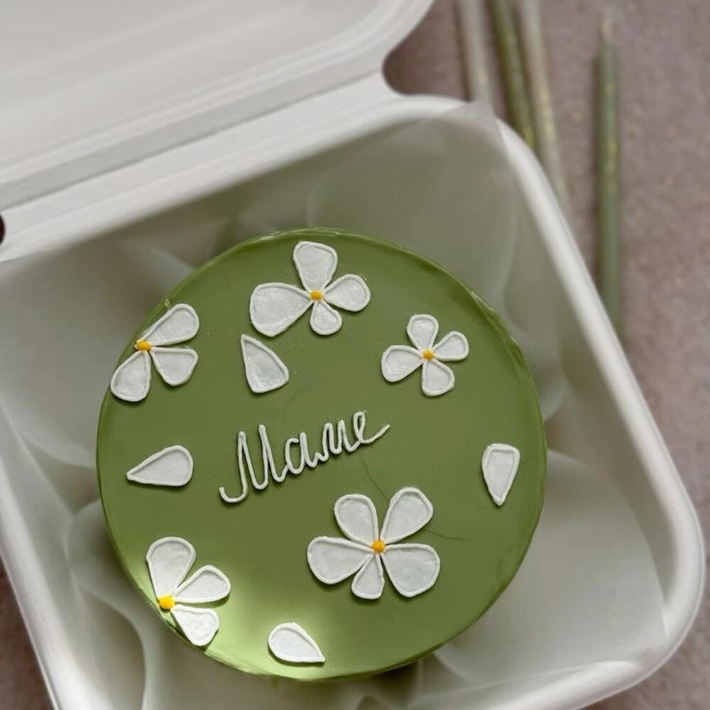 Бенто торт маме с цветами