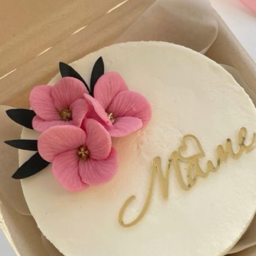 Бенто торт Маме с цветами/день рождения/8 марта