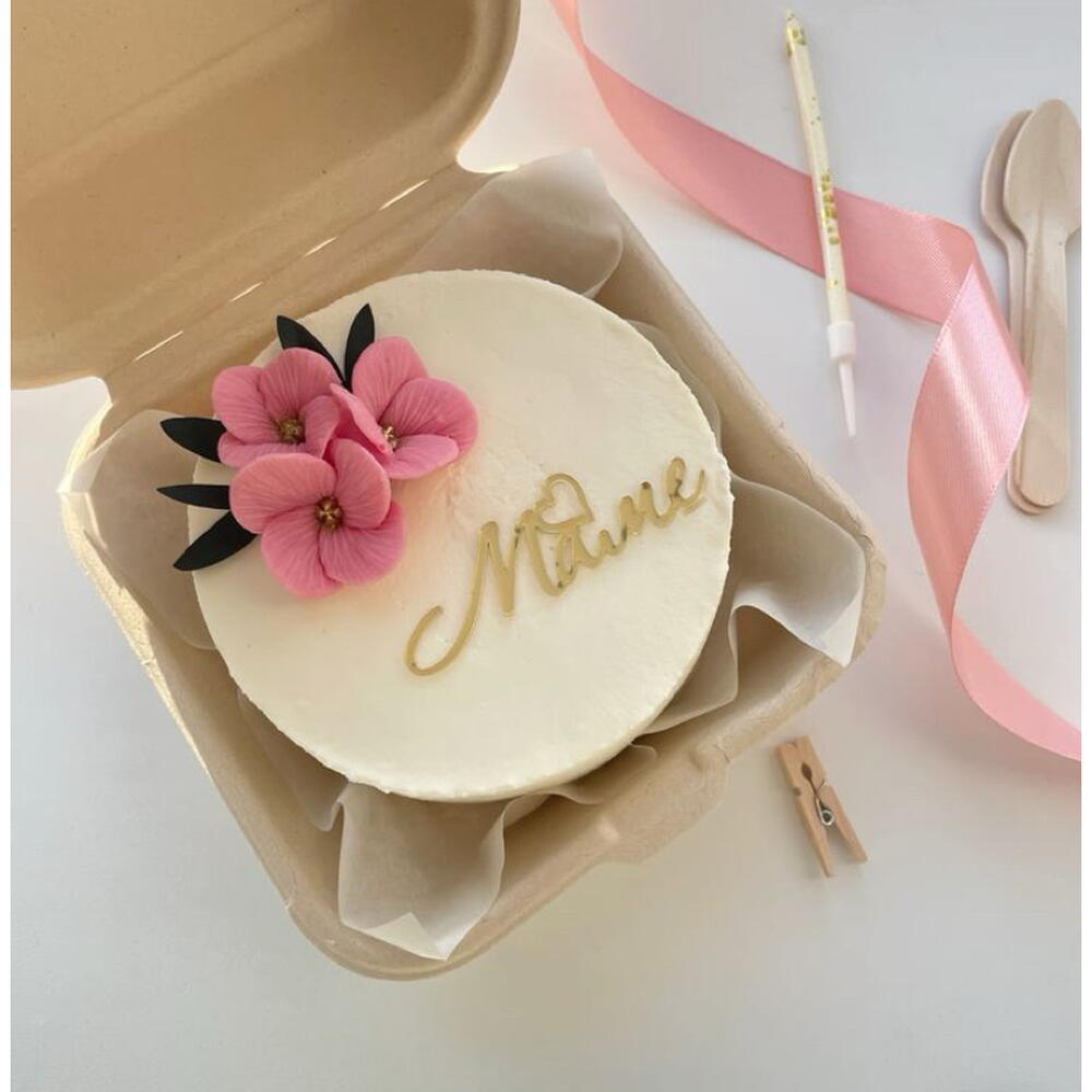 Бенто торт Маме с цветами/день рождения/8 марта