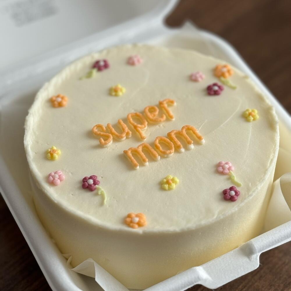 Бенто торт маме «super mom»