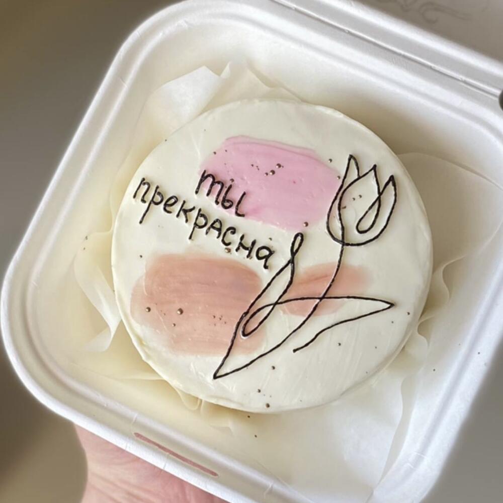 Бенто торт маме цветок