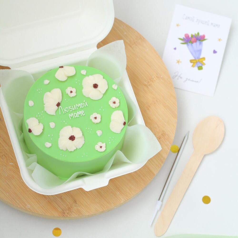 Бенто-торт маме цветы