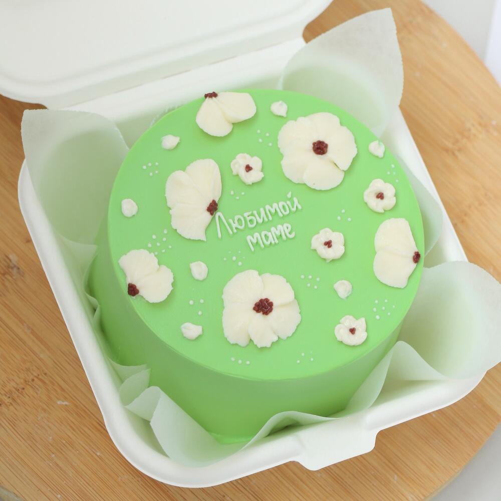 Бенто-торт маме цветы