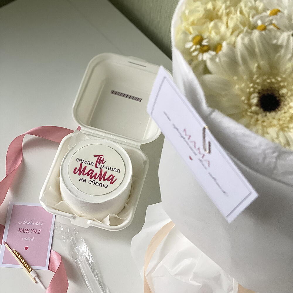 Бенто торт маме «Ты самая лучшая мама на свете»