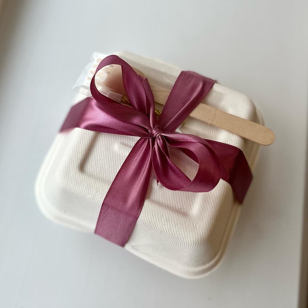 Бенто торт «Маме» (ваниль-клубника )