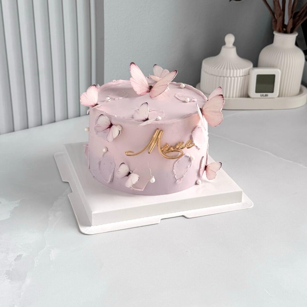 Бенто торт «Маме» вишня-шоколад