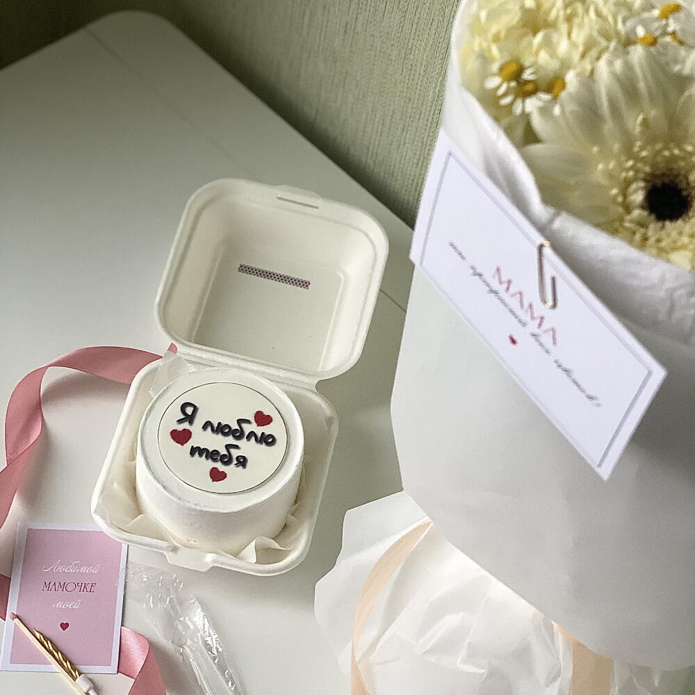 Бенто торт маме « Я люблю тебя»